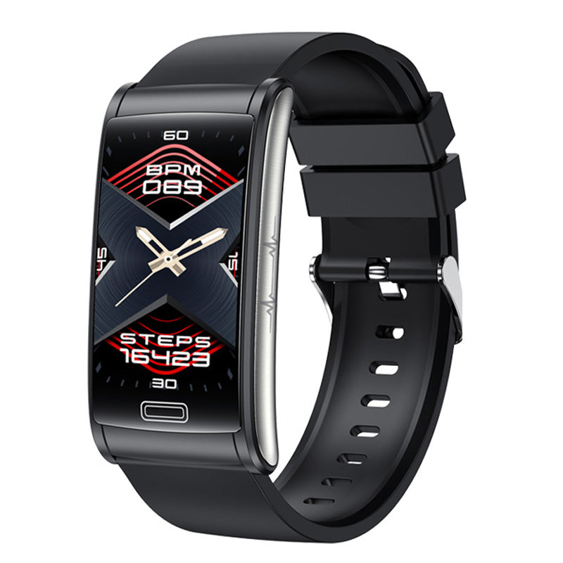 Hochwertiges, nicht-invasives Blutzucker-EKG + PPG Gesundheits-Smart-Armband | IP68 Wasserdichte Sport-Smartwatch für Männer