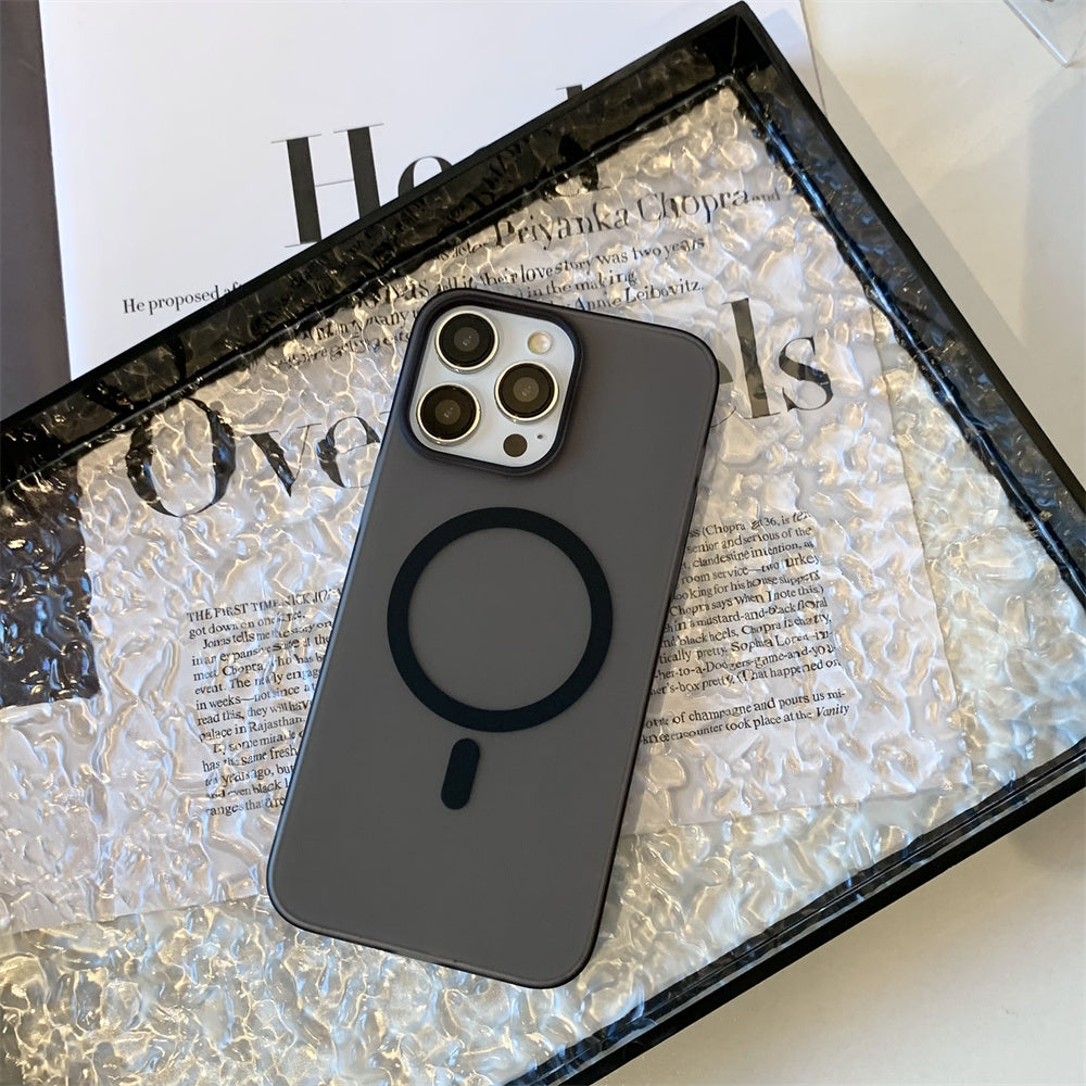 Étui iPhone Apple Magsafe magnétique transparent | Étui transparent, chargement sans fil, anti-poussière, résistant à l'eau et protection améliorée de l'appareil photo