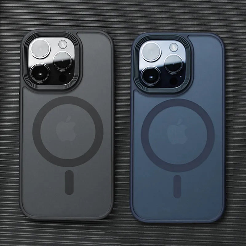 Premium iPhone Case Clear HD | Magnetic MagSafe & Wireless Charging | Shockproof Transparent Hybrid Armor with Camera Lens Protection for Apple iPhone 16/16e, 15, 14, 13, 12 Pro Max, Pro, Plus & Mini Cover