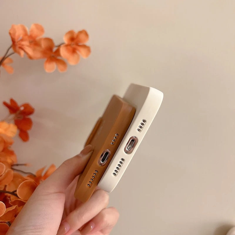 Conception Premium de coeur d'amour de bonbons | Étui en silicone souple de luxe coloré anti-rayures et résistant aux chocs pour Apple iPhone