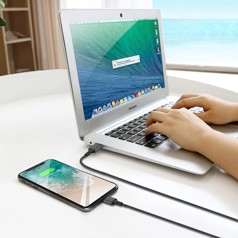 MagniCharge Premium | Câble magnétique rotatif à 540° pour chargement rapide pour Apple iPhone, iOS, Samsung & Android - Transfert de données 3A USB Type C