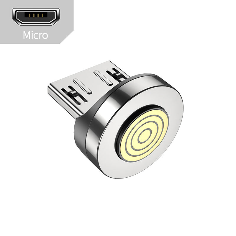 MagniCharge Premium | Câble magnétique rotatif à 540° pour chargement rapide pour Apple iPhone, iOS, Samsung & Android - Transfert de données 3A USB Type C