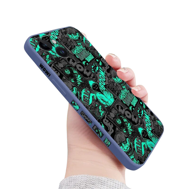 Premium Dark Side Design iPhone Case | MagSafe Case with Camera Lens Protector for Apple iPhone 16/15/14/13/12 Pro Max Plus Mini | Heavy Duty, Bumper Cover Phone Case | Premium Silicone Protective Cover