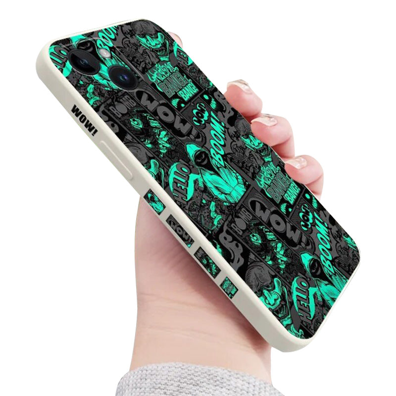 Premium Dark Side Design iPhone Case | MagSafe Case with Camera Lens Protector for Apple iPhone 16/15/14/13/12 Pro Max Plus Mini | Heavy Duty, Bumper Cover Phone Case | Premium Silicone Protective Cover