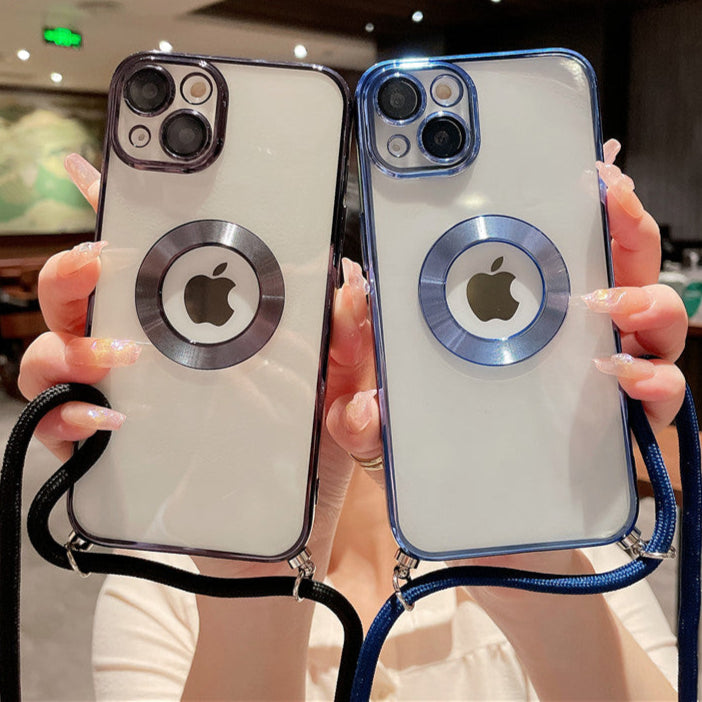 Coque iPhone antichoc couverte de luxe avec MagSafe | Verre transparent, protection améliorée de l'appareil photo et coque élégante en silicone.