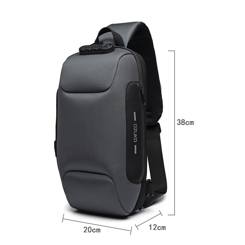 Sac à dos professionnel haut de gamme pour homme : sac à dos étanche pour ordinateur portable avec chargement USB, compartiment pour ordinateur portable 17", idéal pour les voyages, la technologie | Édition limitée