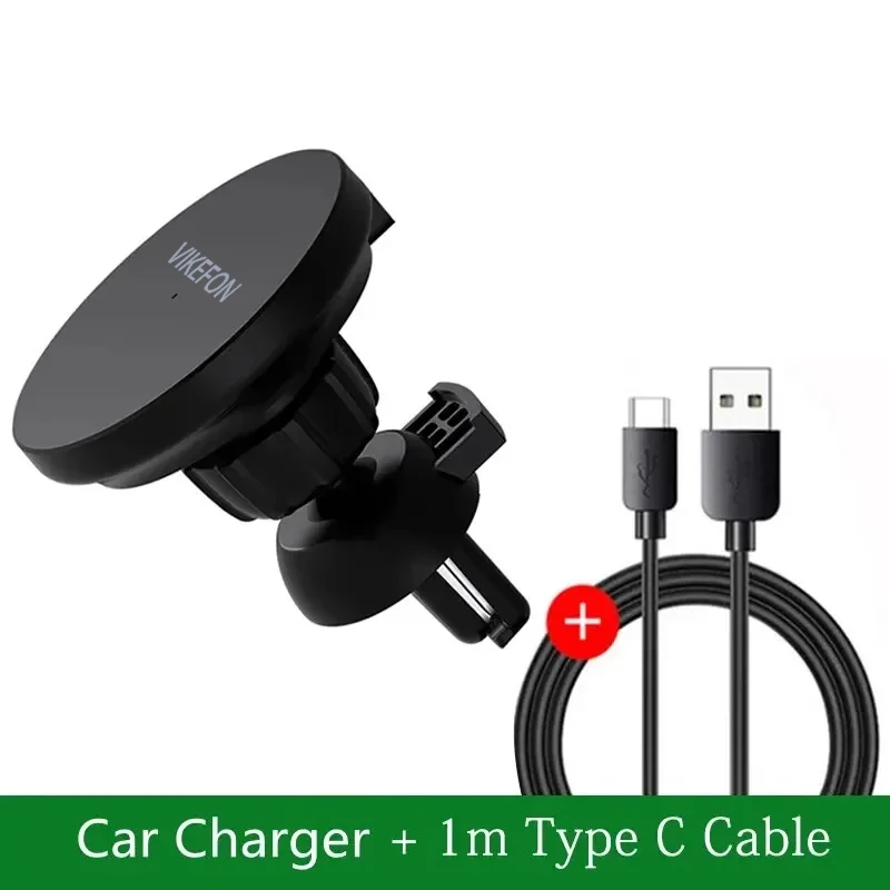 Chargeur sans fil magnétique de voiture 30W de haute qualité avec support de téléphone pour Apple iPhone 15, 14,13, 12 Pro Max Plus Mini | Station de recharge rapide et support voiture