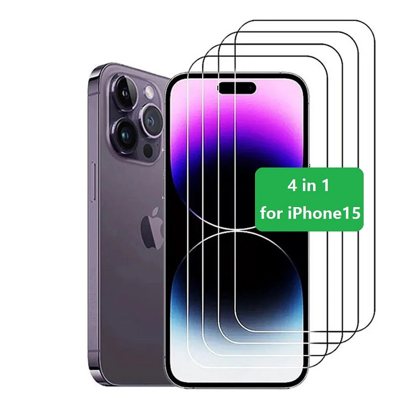 Premium Ultra-Klare Panzerglas Displayschutzfolie & Kamera Schutz für Apple iPhone – 9H Gehärtetes Glas, Blasenfrei,