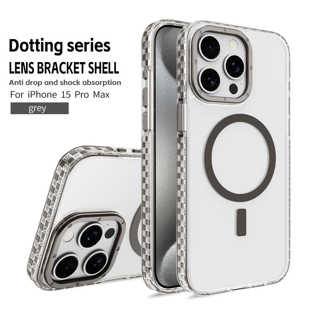 Chargeur sans fil à plaque métallique compatible MagSafe de qualité supérieure | Apple iPhone 15/14/13/12 Pro Max Plus : Lot de 4 accessoires de chargeur rapide magnétique