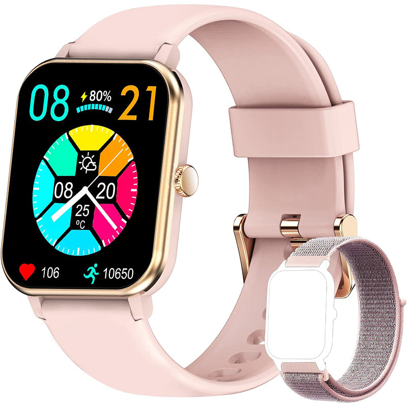 Premium Bluetooth Smartwatch 2023 für Männer 1.69" Voll Touch Display Anruf Fitness Tracker IP67 Wasserdicht Uhr für Männer