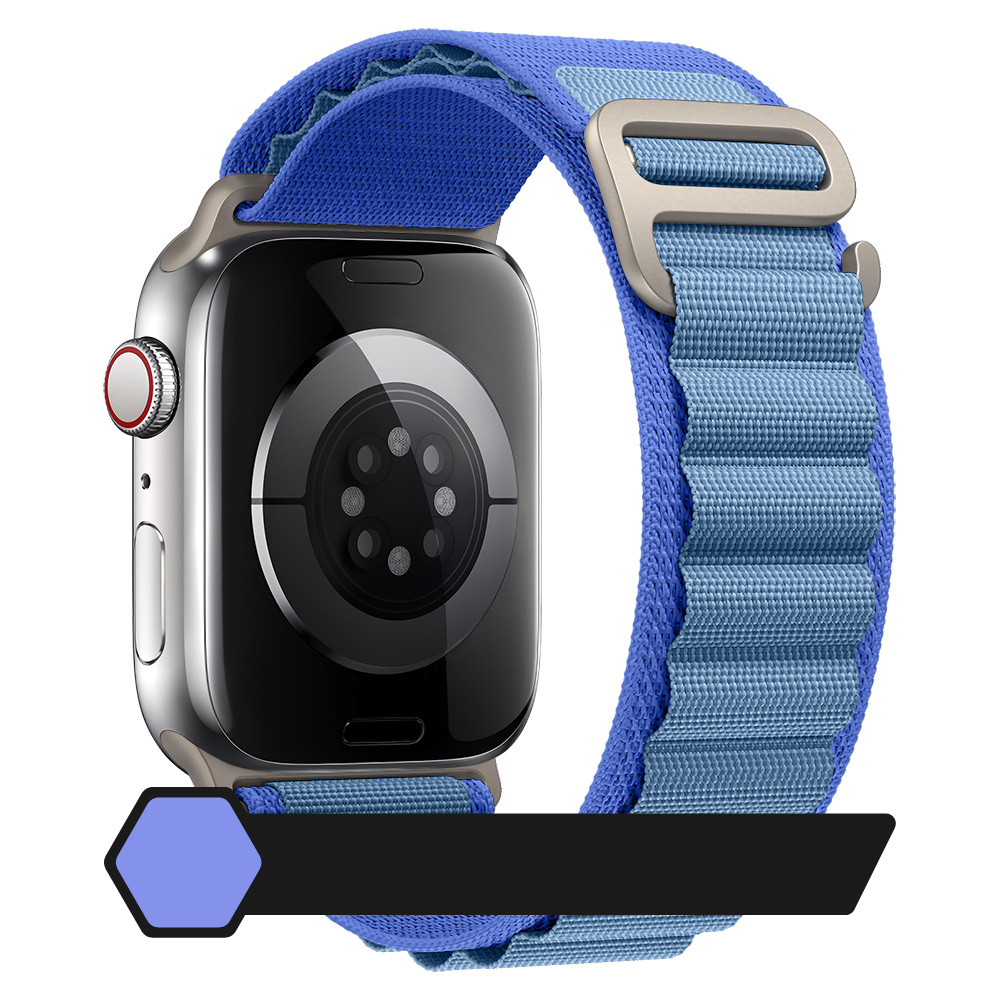 Armband für Apple Watch Serie 10/9/8/7/6/5/4/3/2/1 & Ultra 2/1, SE: 2024, 2023, 2022, 2021, 2020, 2019, | Alpin Loop Premium