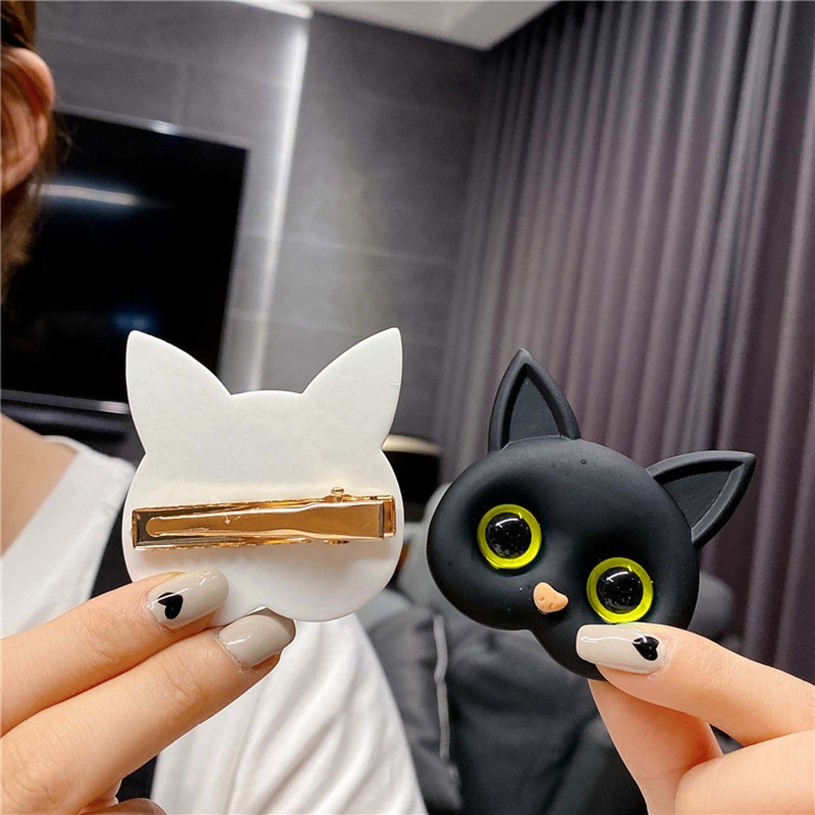 Luxury Air Sac Telefon Halter Griptok Kawaii 3D Katze Handy Finger Ring | Stand Grip Tok Handy Zubehör  iPhone | Stylischer