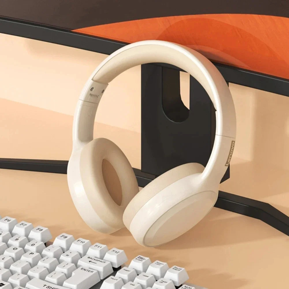 Hochwertiges Lenovo TH30 Drahtlose Kopfhörer Bluetooth 5.3 - Faltbar Gaming Headset Sport Kopfhörer mit Mic - Musik Earbuds