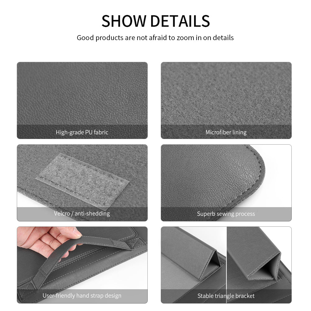 Mallette multifonctionnelle pour ordinateur portable avec tapis de souris pour MacBook Air/Pro M1/M2, 13/13,3 pouces : sacoche universelle pour ordinateur portable, compatible avec Huawei, Asus, Dell - 11, 12, 14, 15, 15,6, 16 pouces