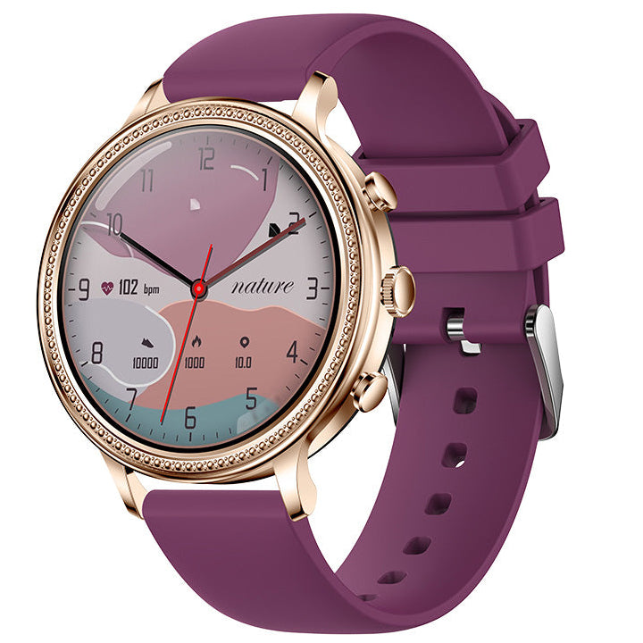 Luxury Lige Luxus Smartwatches für Frauen Bluetooth Anruf Telefon Gesundheitsmonitor Sport Smartwatch Geschenk | Limitierte 