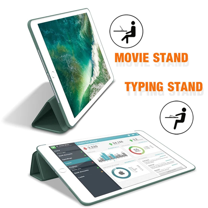 Premium iPad Hülle mit Stifthalter für iPad Pro 11, iPad 10 (7. 8. 9. Generation) - Hochwertiges Case für iPad Air 5, iPad 4,