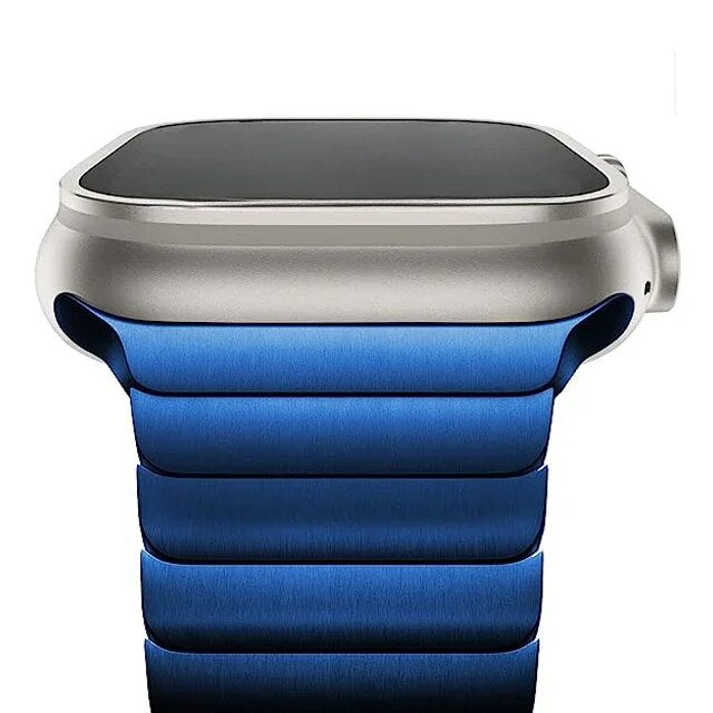 Titan Farbband für Luxury Apple Watch Serie 10/9/8/7/6/5/4/3/2/1 & Ultra 2/1, SE: 2024, 2023, 2022, 2021, 2020, 2019, 2018,