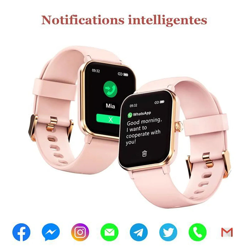 Premium Bluetooth Smartwatch 2023 für Männer 1.69" Voll Touch Display Anruf Fitness Tracker IP67 Wasserdicht Uhr für Männer