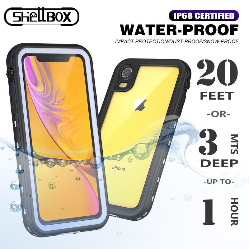 Premium IP68 Militärpanzer Unterwasserhülle MagSafe Apple iPhone 16/16e, 15, 14, 13, 12 Pro Max, Pro, Plus & Mini Case- Wasserdicht für Tauchen und Schwimmen | 360° Vollschutz Cover, Magnetische Adsorption, Stoßfest, Kameraschutz, Stilvolle Schutzhülle