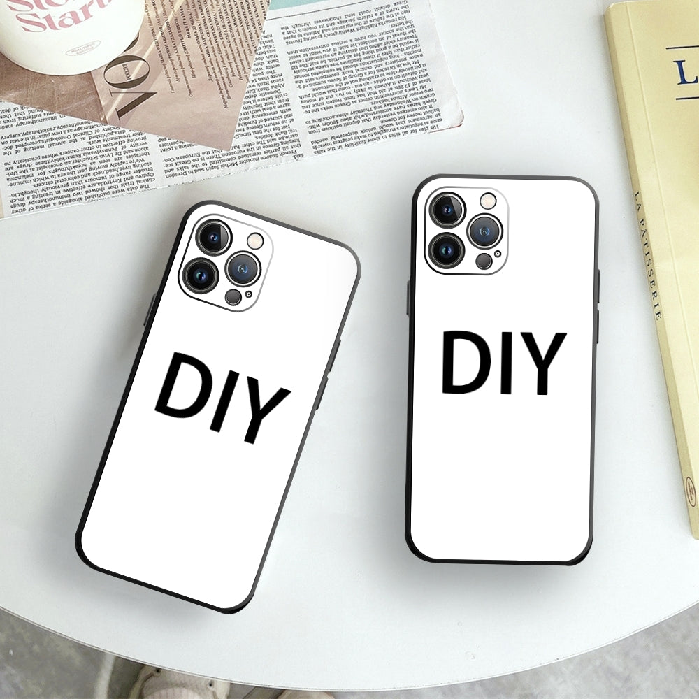 Personalisierte Luxus iPhone Hülle für Apple iPhone 16/16e, 15, 14, 13, 12 Pro Max, Pro, Plus & Mini Cover | Individueller Name, Initialen, Symbole & Zahlen | MagSafe Kompatibel | Kameraschutz | Gehärtetes Glas | Premium Schutzhülle