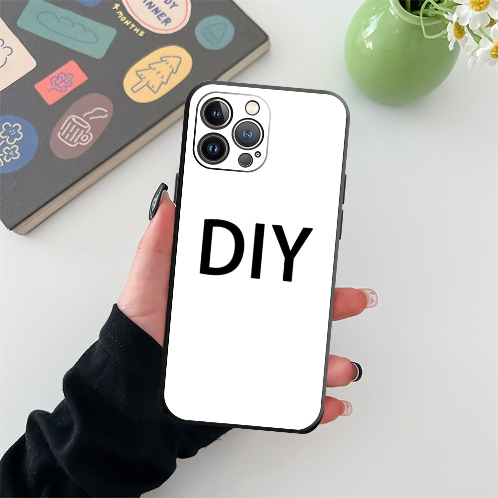 Personalisierte Luxus iPhone Hülle für Apple iPhone 16/16e, 15, 14, 13, 12 Pro Max, Pro, Plus & Mini Cover | Individueller Name, Initialen, Symbole & Zahlen | MagSafe Kompatibel | Kameraschutz | Gehärtetes Glas | Premium Schutzhülle
