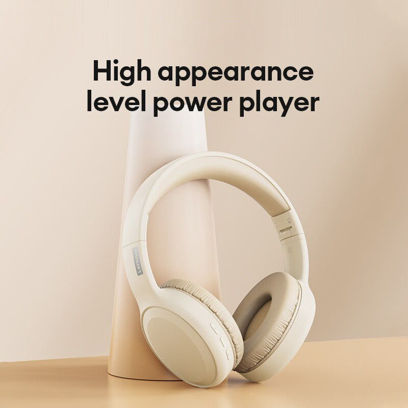 Hochwertiges Lenovo TH30 Drahtlose Kopfhörer Bluetooth 5.3 - Faltbar Gaming Headset Sport Kopfhörer mit Mic - Musik Earbuds