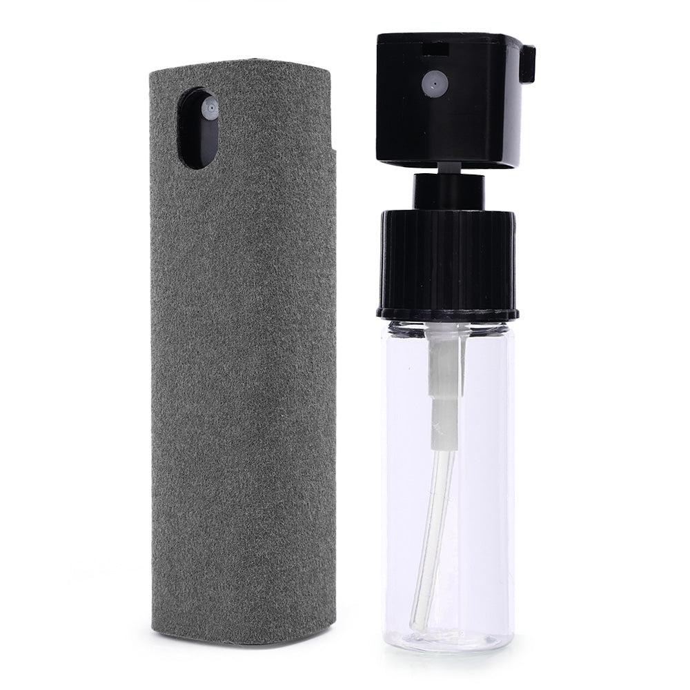 Premium 2-in-1 screen cleaning spray for Apple, PC, iPad - dust remover with a microfiber cloth, perfect screen cleaning