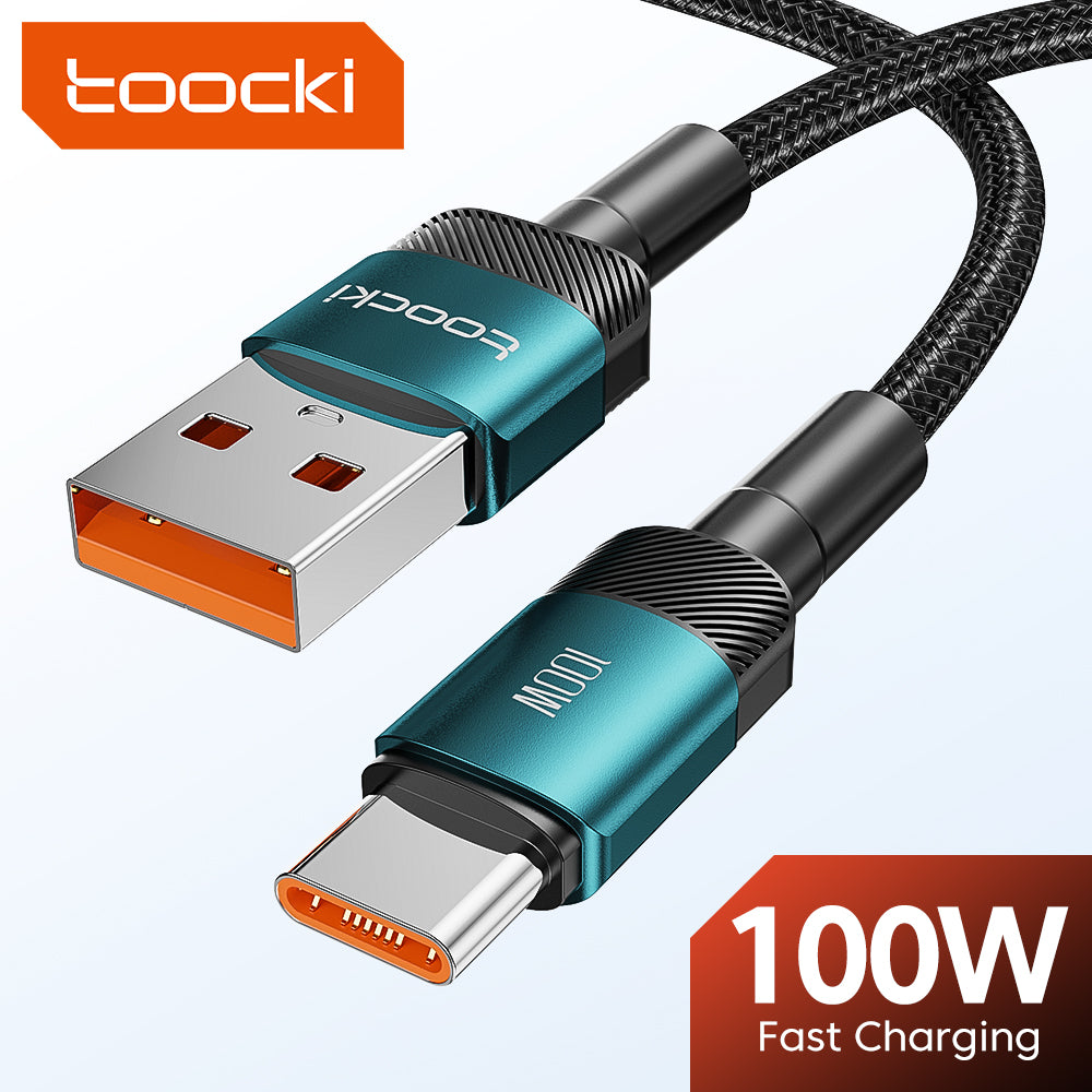 Câble USB Type C haut de gamme 7A | Câble de charge rapide pour Realme, Huawei P30 Pro, Samsung, Oneplus, Poco F3 - Câble de charge rapide 66W Câble de données de chargeur USB-C