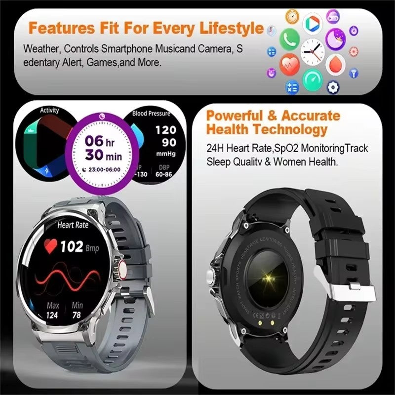 Luxury Lige Luxus Smartwatches für Frauen Bluetooth Anruf Telefon Gesundheitsmonitor Sport Smartwatch Geschenk | Limitierte 