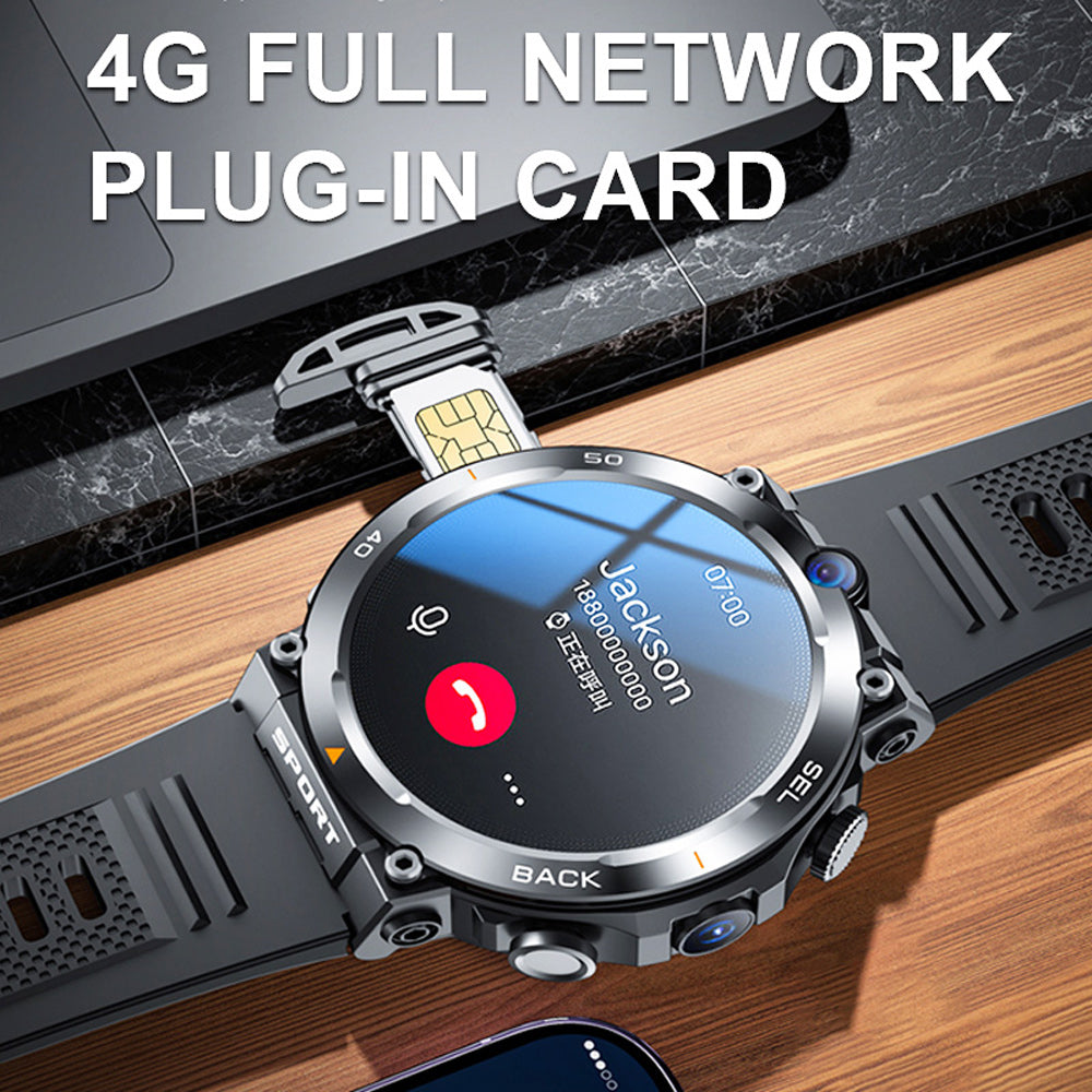 Premium Outdoor-Smartwatch mit GPS, Kompass, NFC-Zugang, IP68 Wasserdicht, Fitness- & Gesundheits-Tracker, 400mAh Akku, Herzfrequenzmesser – Robuste Full-Touch Uhr für Damen & Herren, Unisex-Design, ideal für Wandern, Sport & Alltag