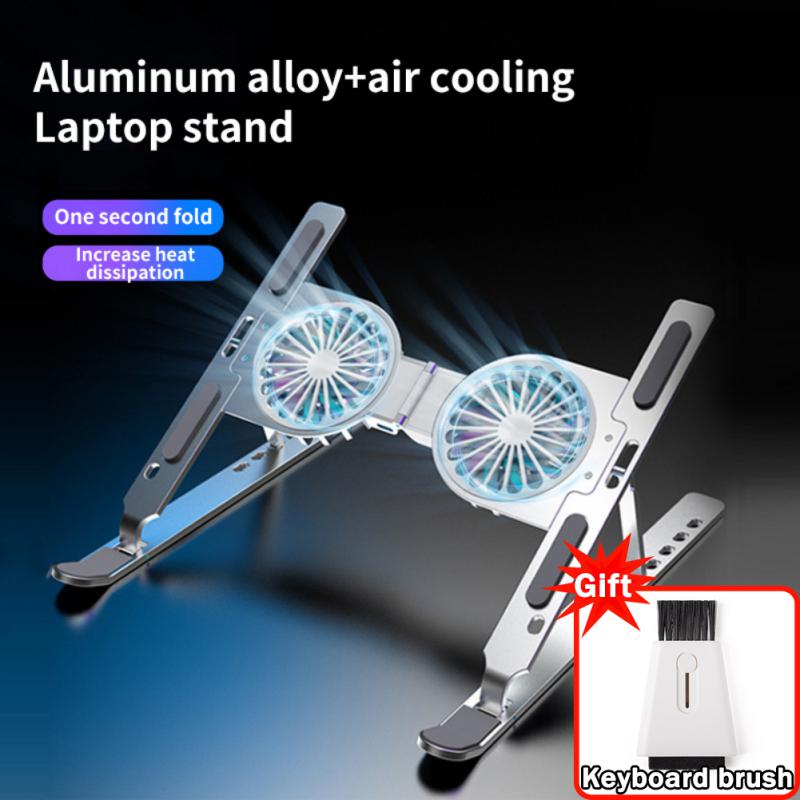 Gute Qualität Klappbare Tablet-Halterung mit Kühlventilator für Gaming-Notebooks und Tablets bis 17 Zoll - Tragbarer Laptop