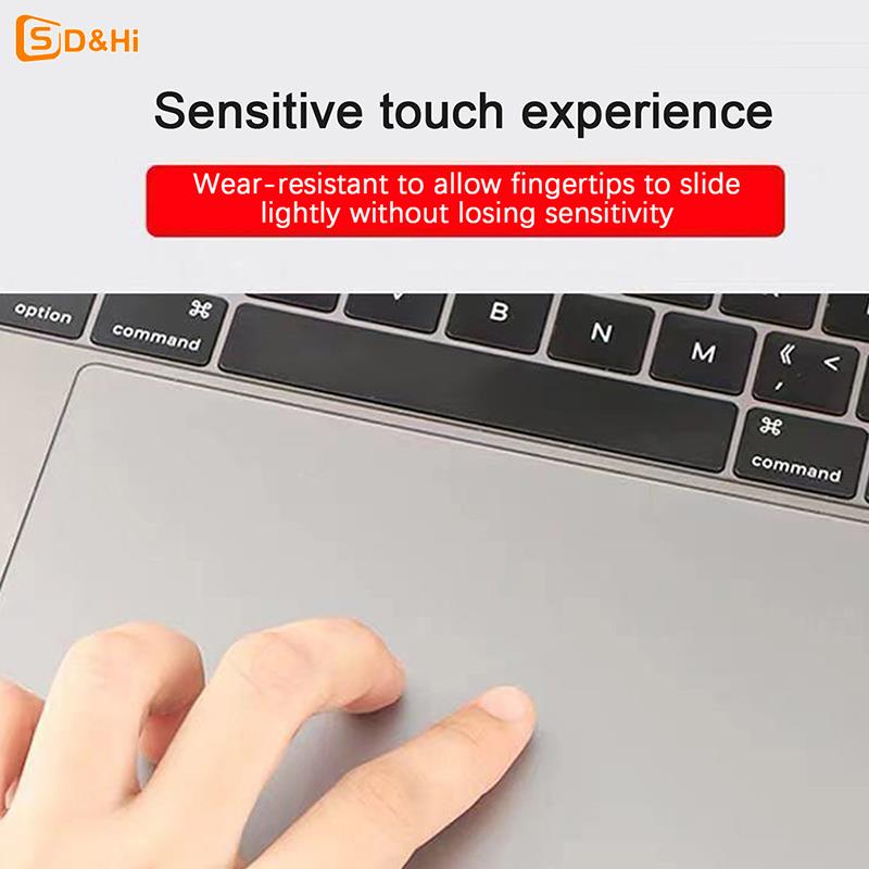 Film de protection anti-rayures haut de gamme pour pavé tactile d'ordinateur portable : autocollant transparent de haute qualité pour Apple MacBook 13, 14, 15, 16 pouces - y compris les modèles Touch Bar, Air et Pro